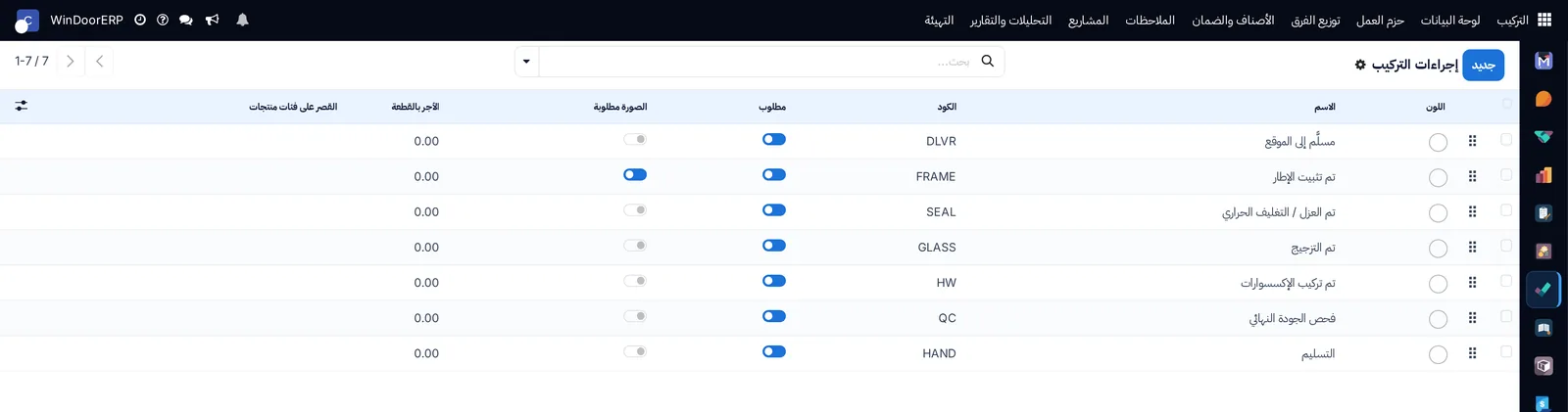 إجراءات التركيب، مرحلةً بمرحلة
