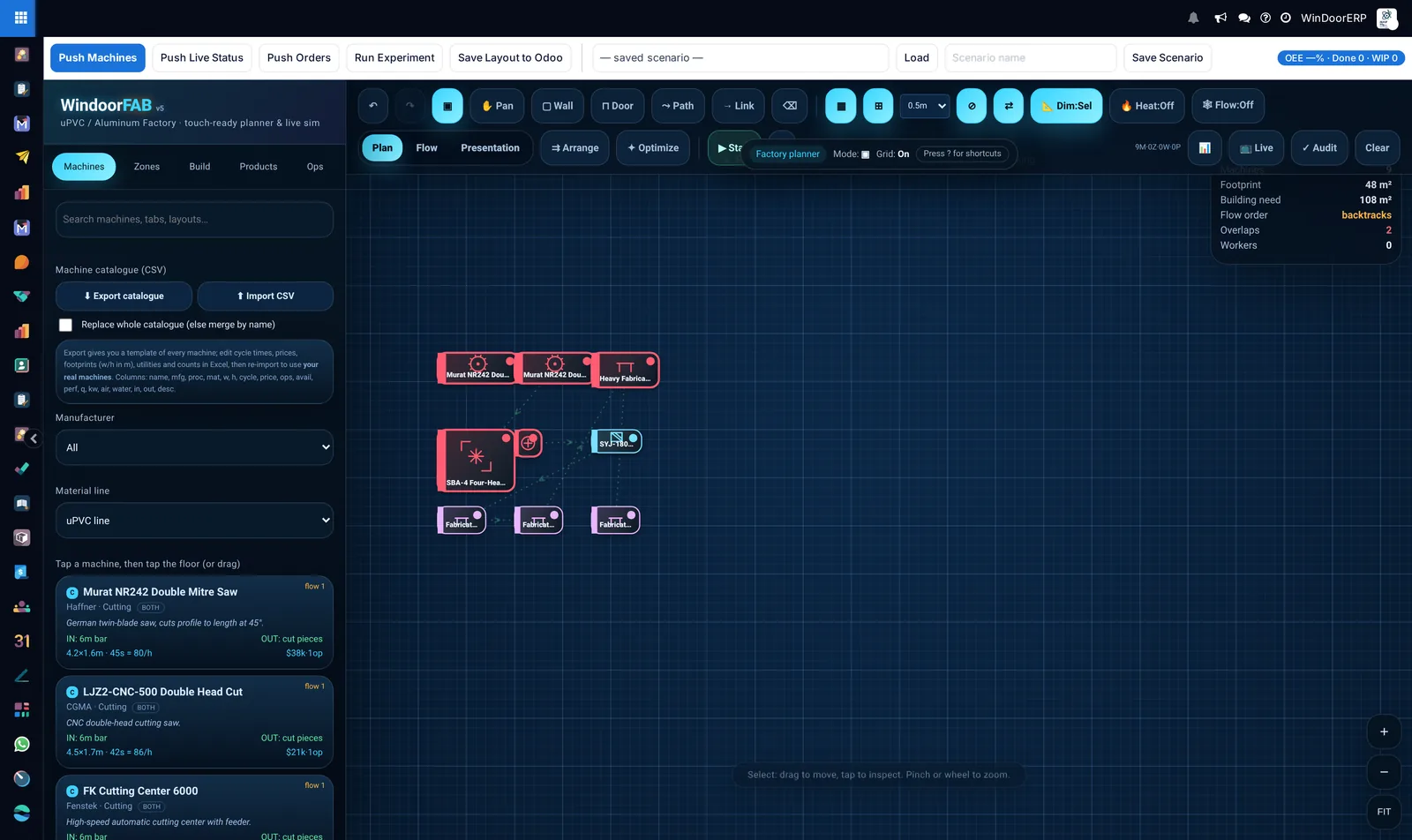 The factory planner