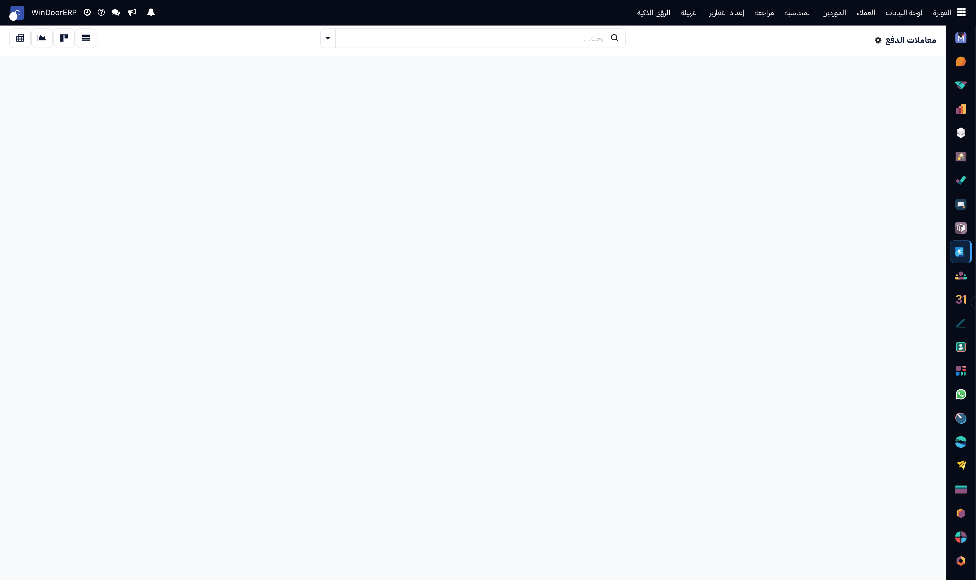 Payment transactions kanban board