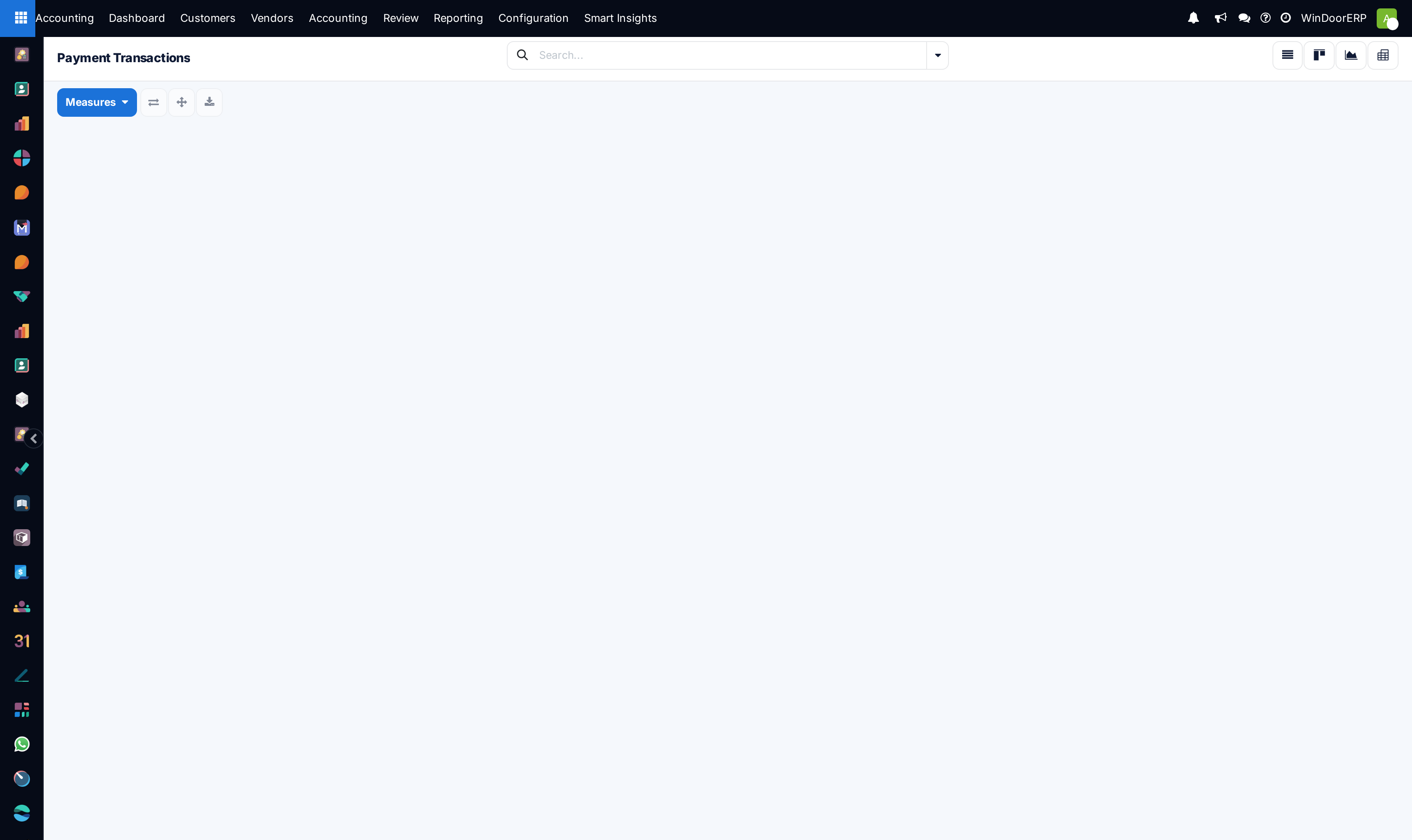 Payment transactions settlement pivot matrix