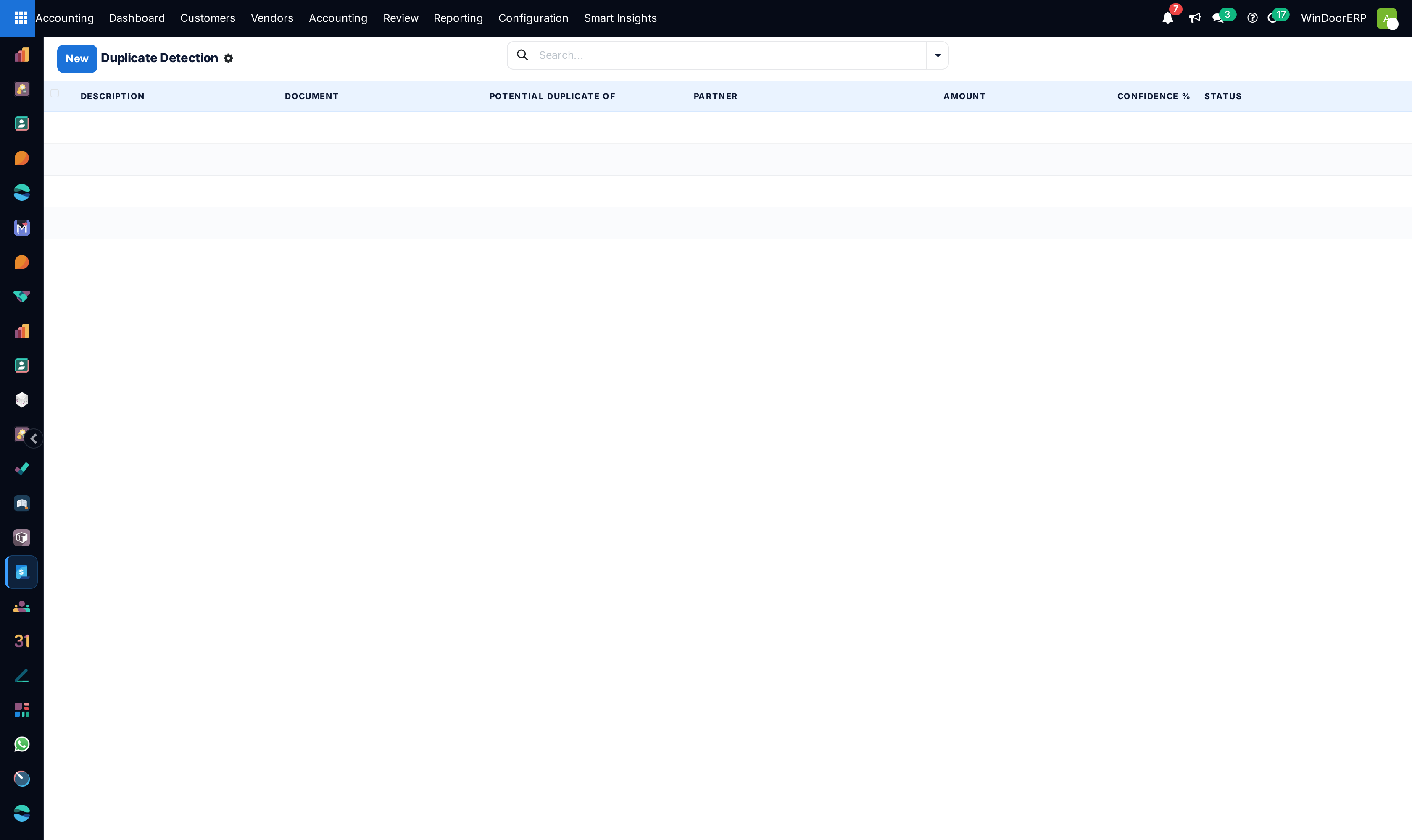 Duplicate vendor bill and payment alert list