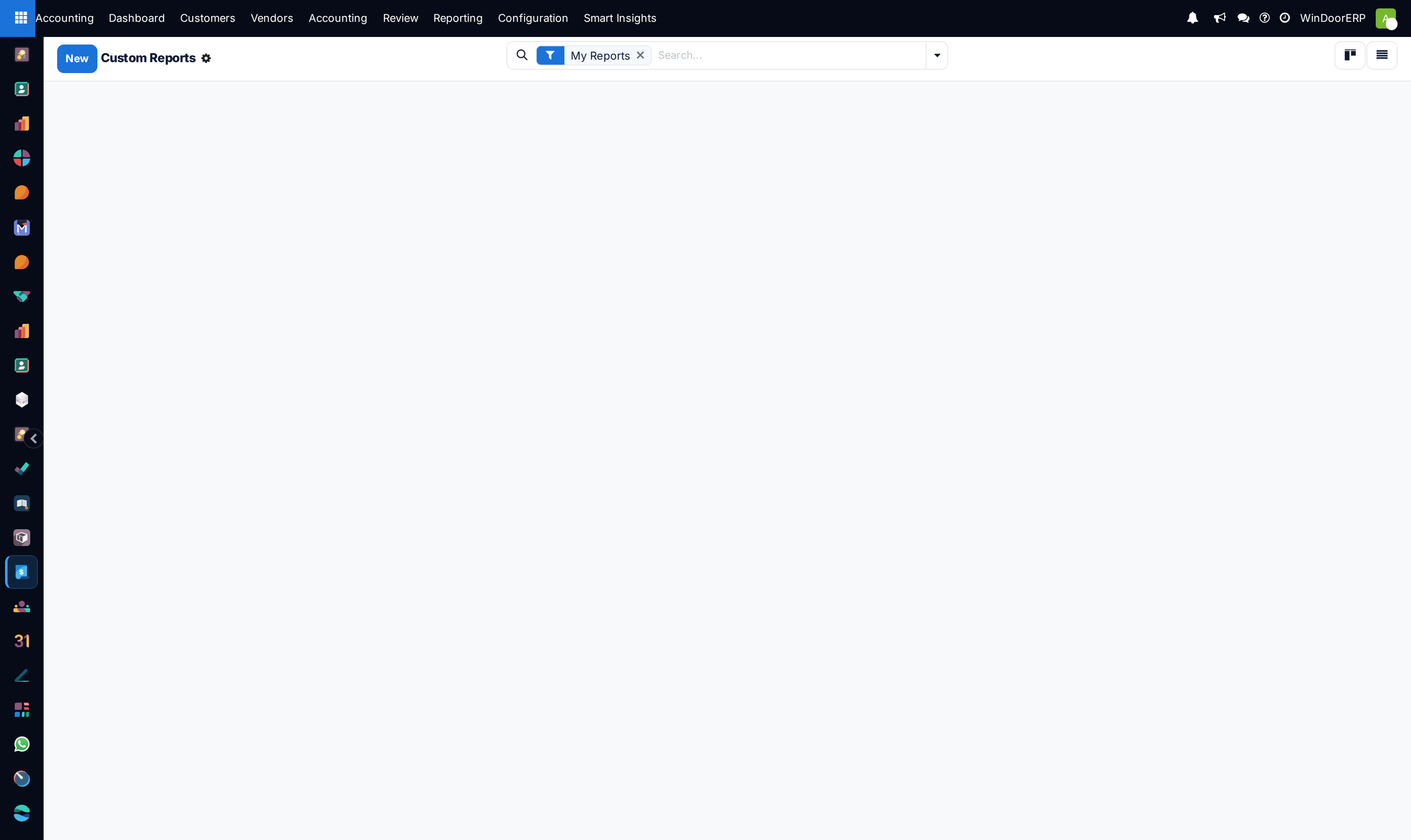 Report builder kanban cards