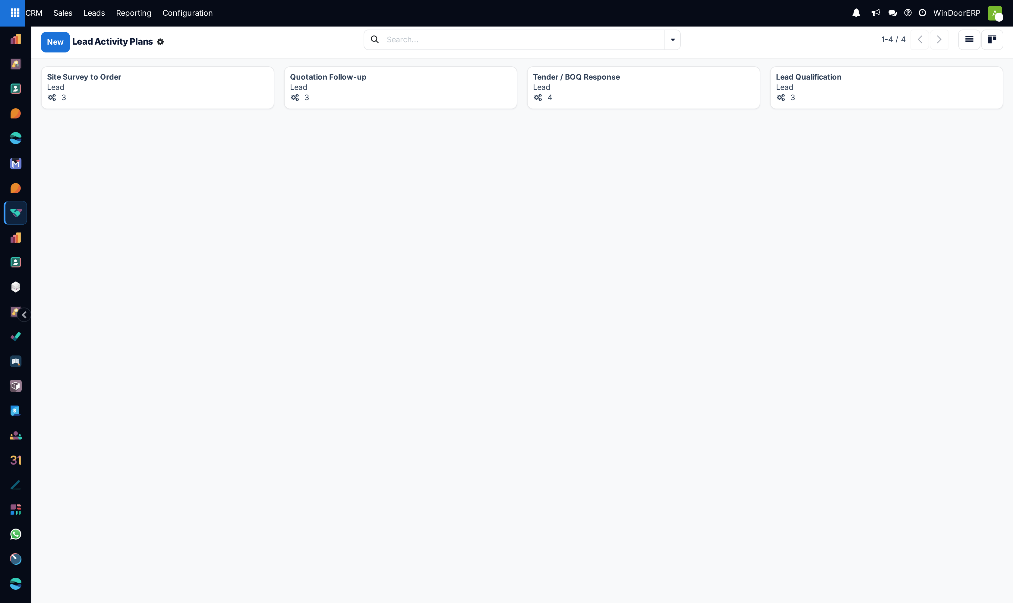 Activity plans kanban overview