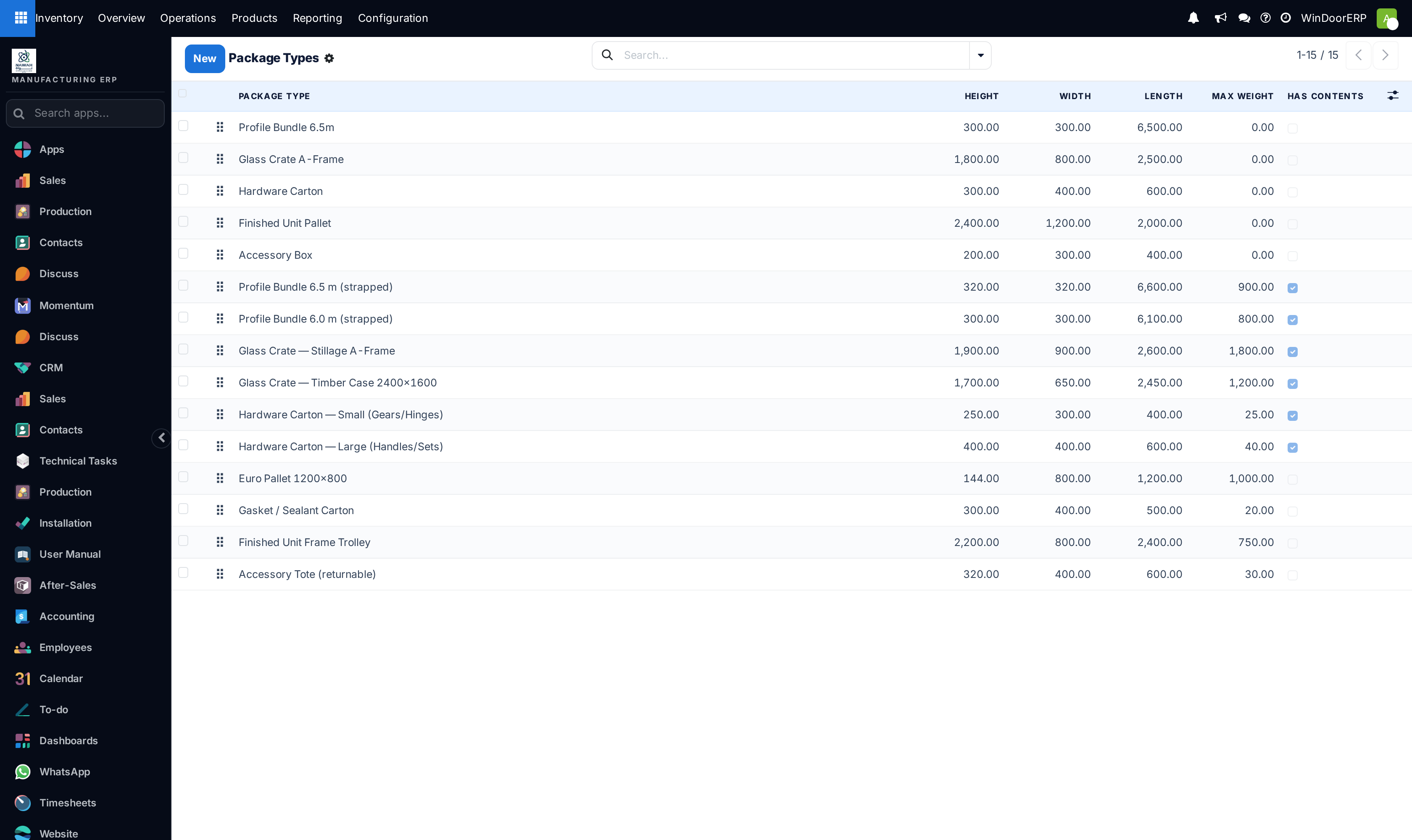 Setting up shipping methods based on order weight, crate volume and distance.