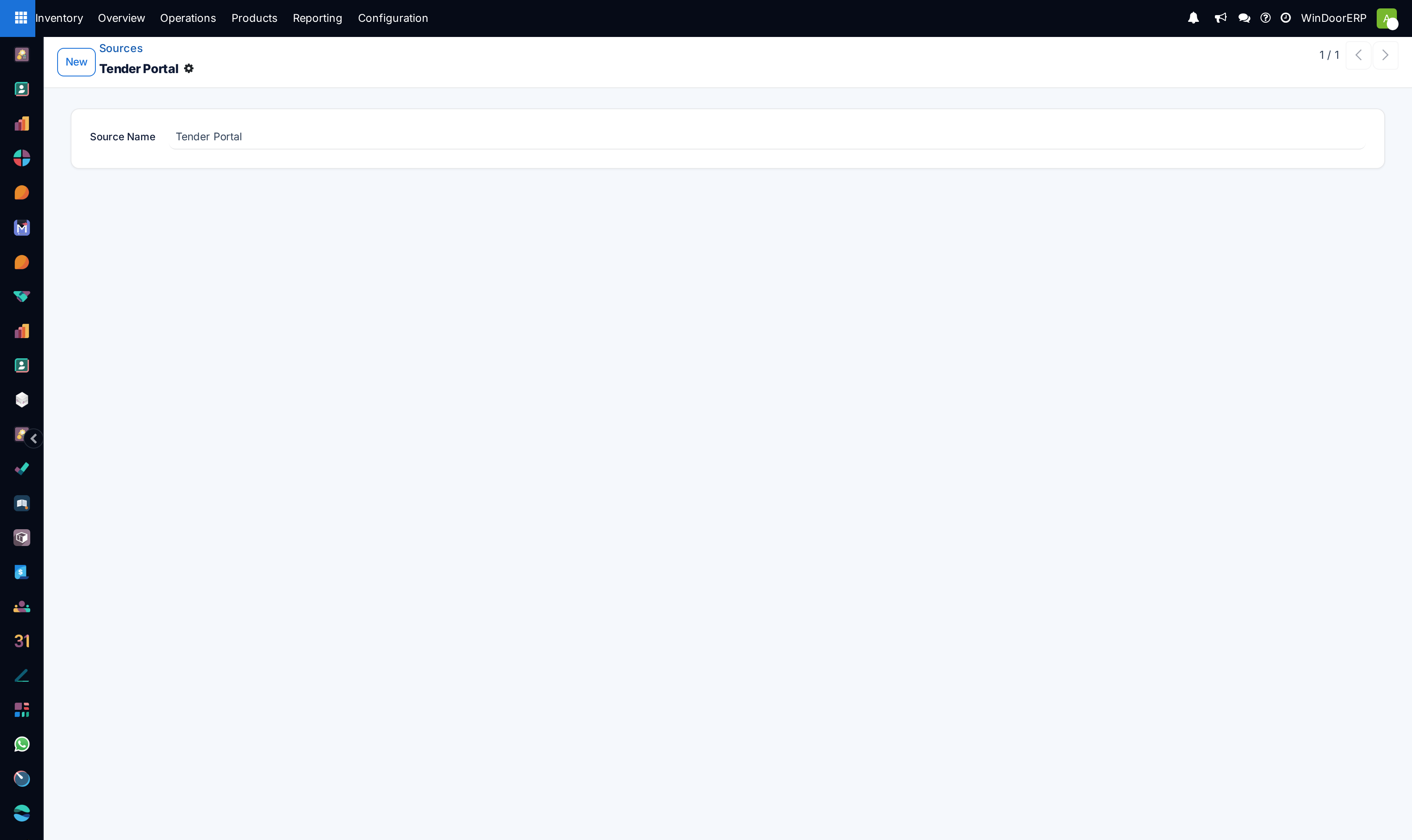 Traffic source profile editor