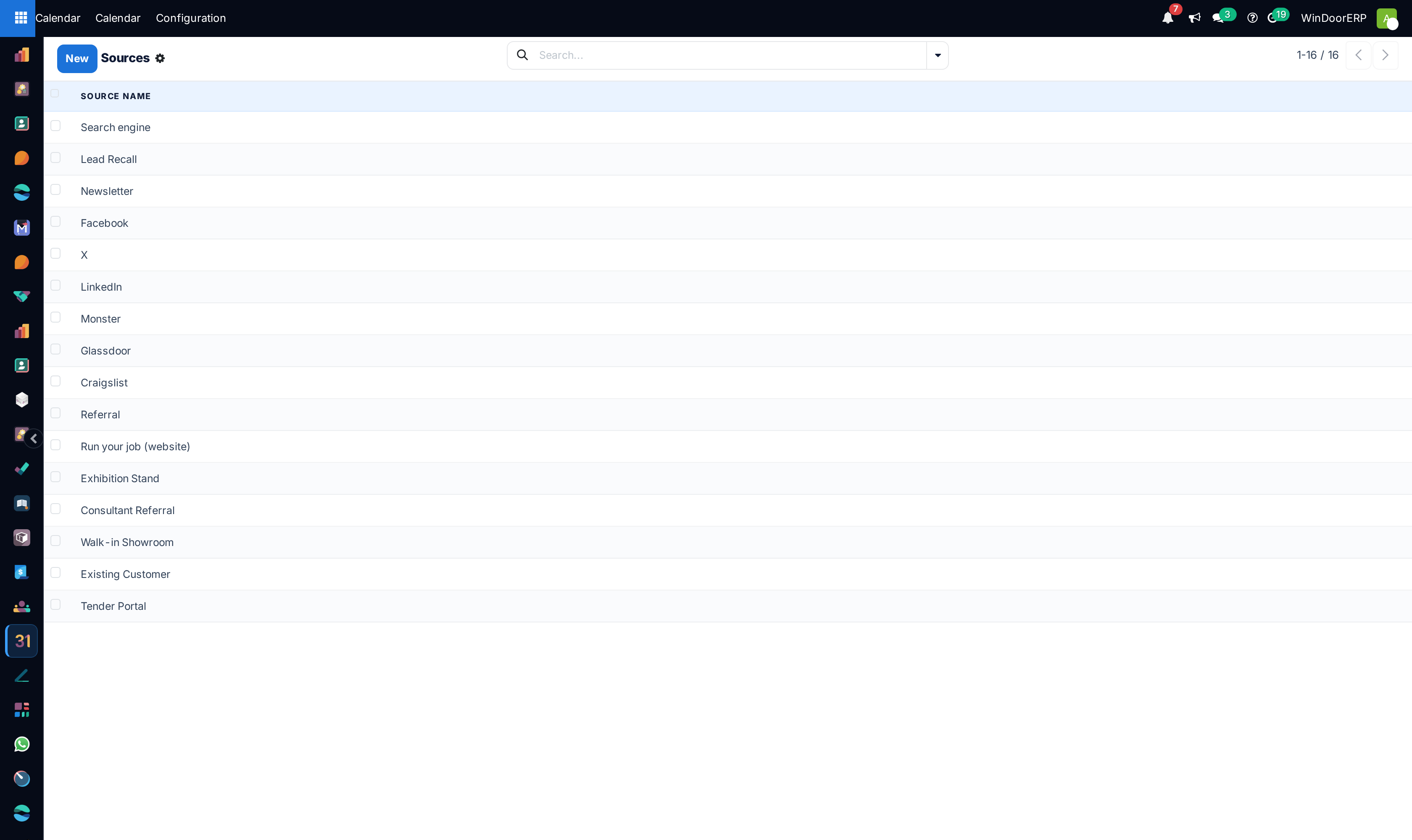 UTM traffic sources catalog list