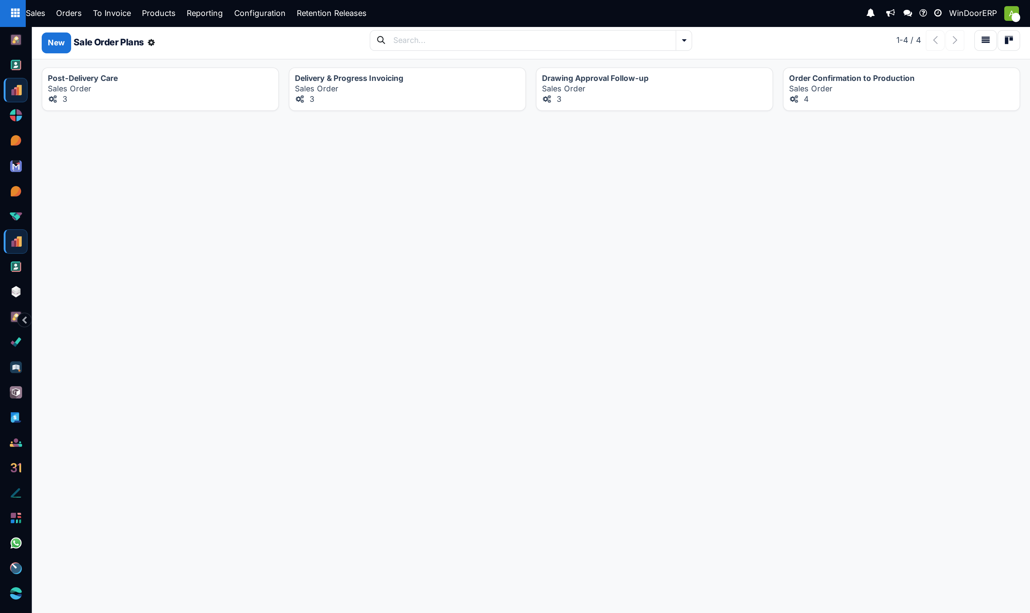 Sales activity plans kanban overview