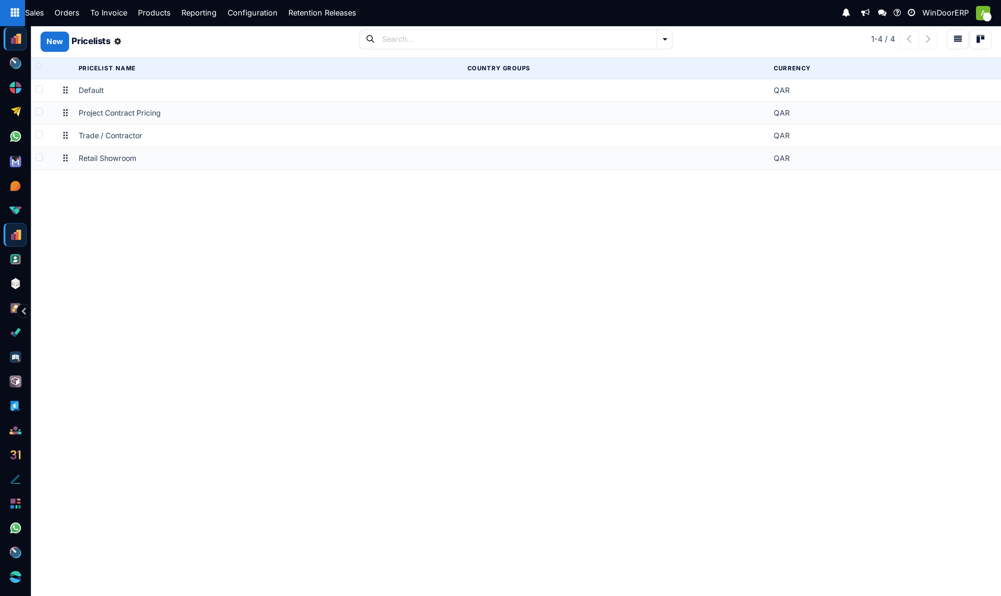 Pricelist rule editor with discount and markup formulas