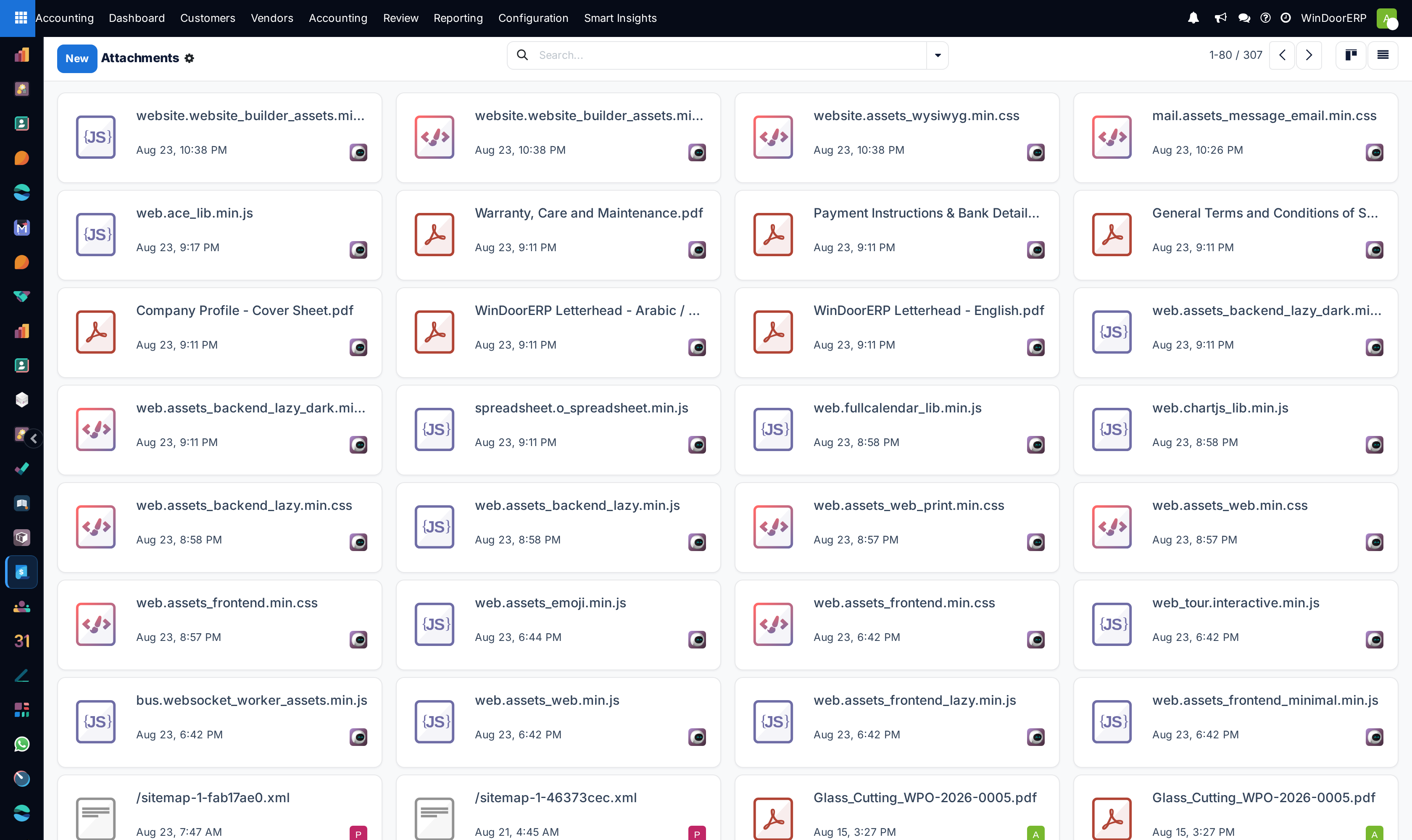 Attachments kanban overview