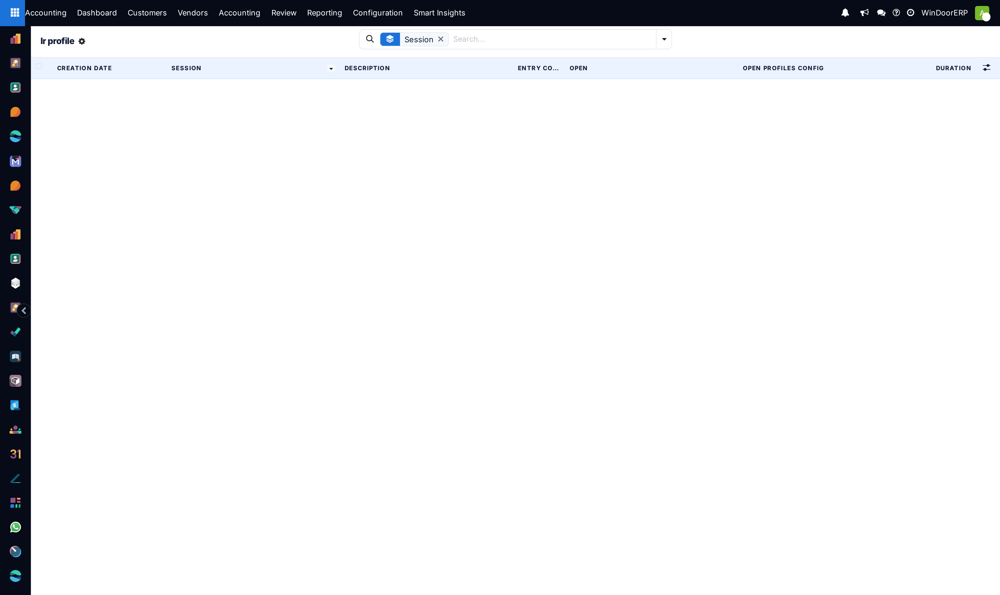 SQL execution profiling performance log