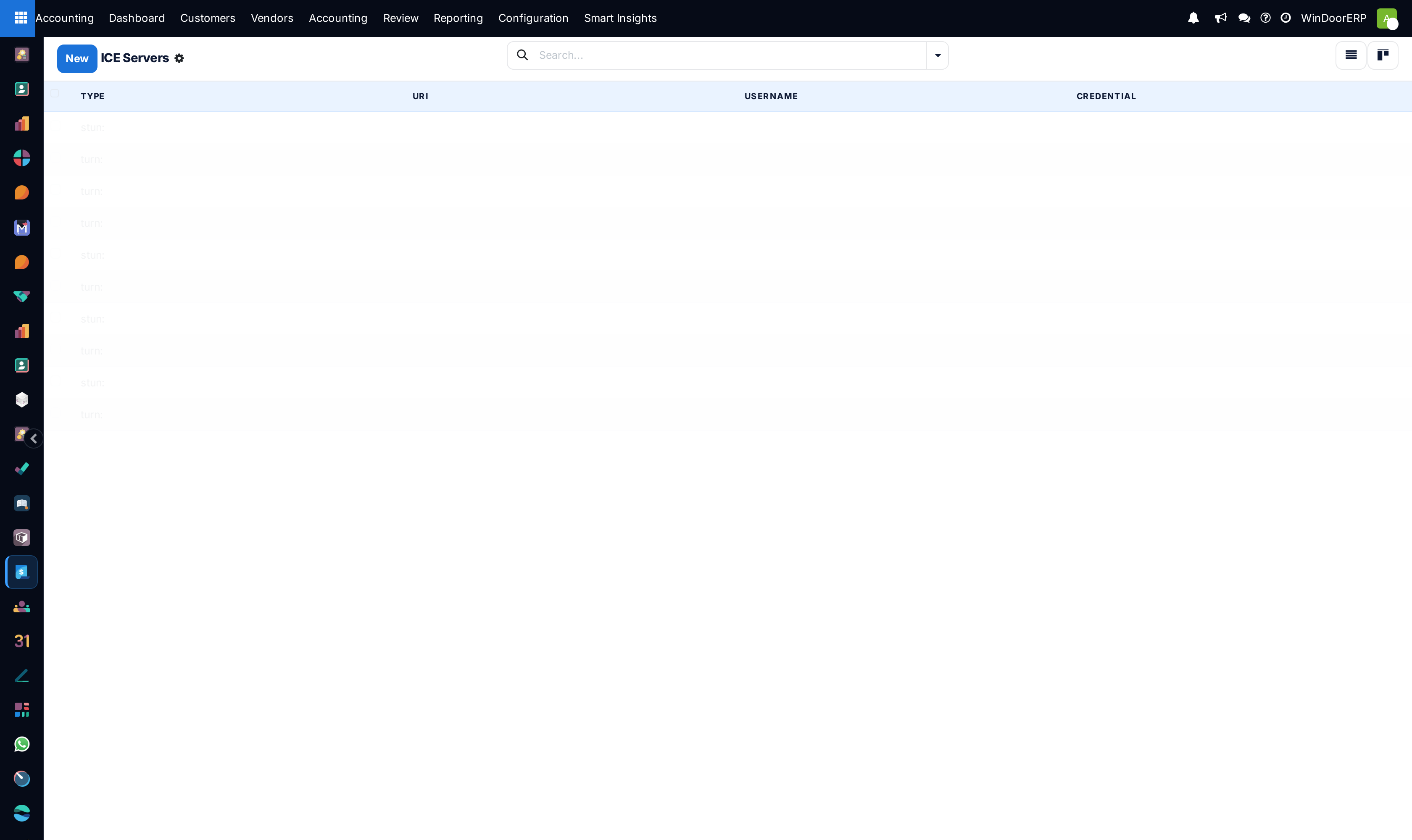 WebRTC STUN/TURN ICE servers catalog list