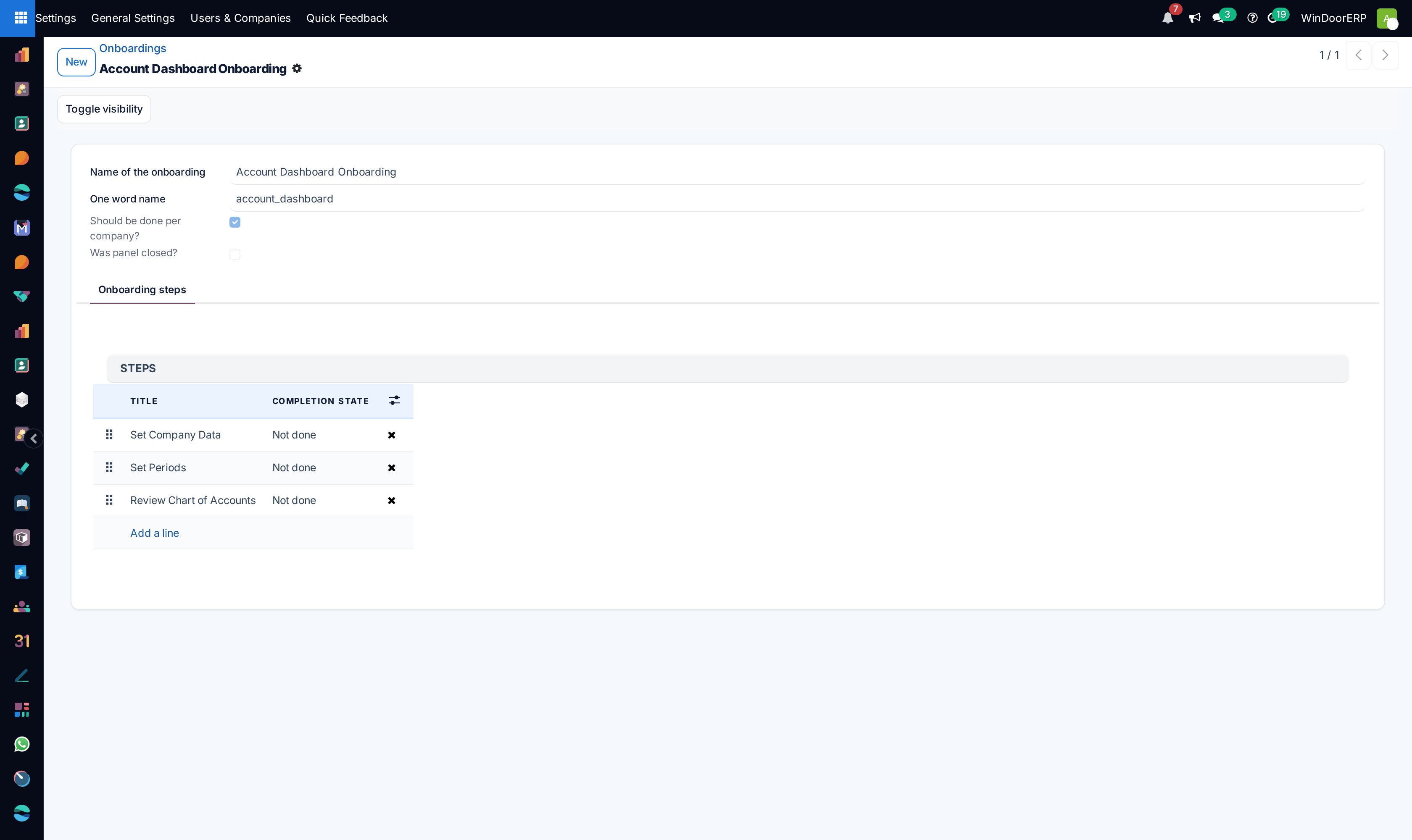 Onboarding banner editor