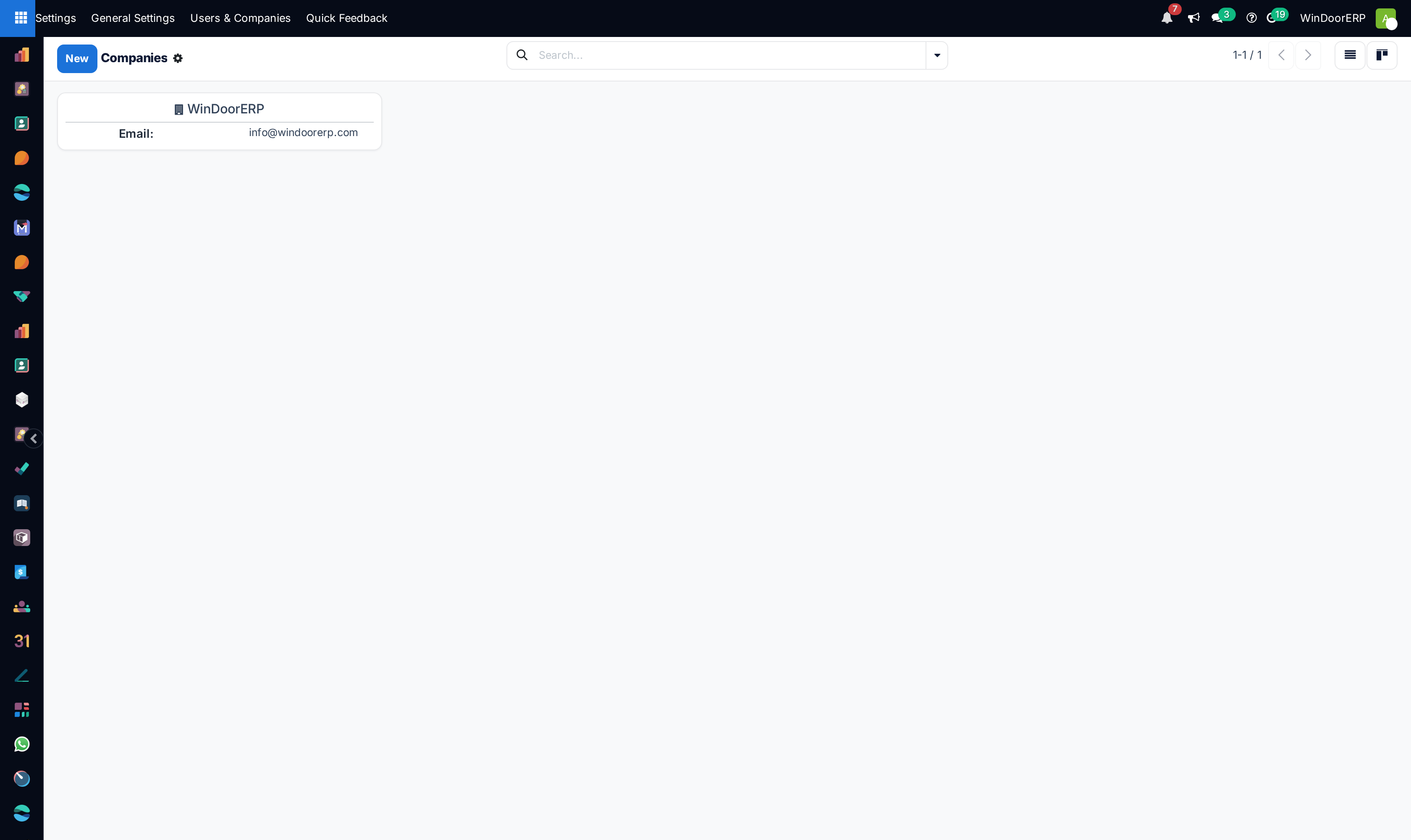 Companies kanban overview