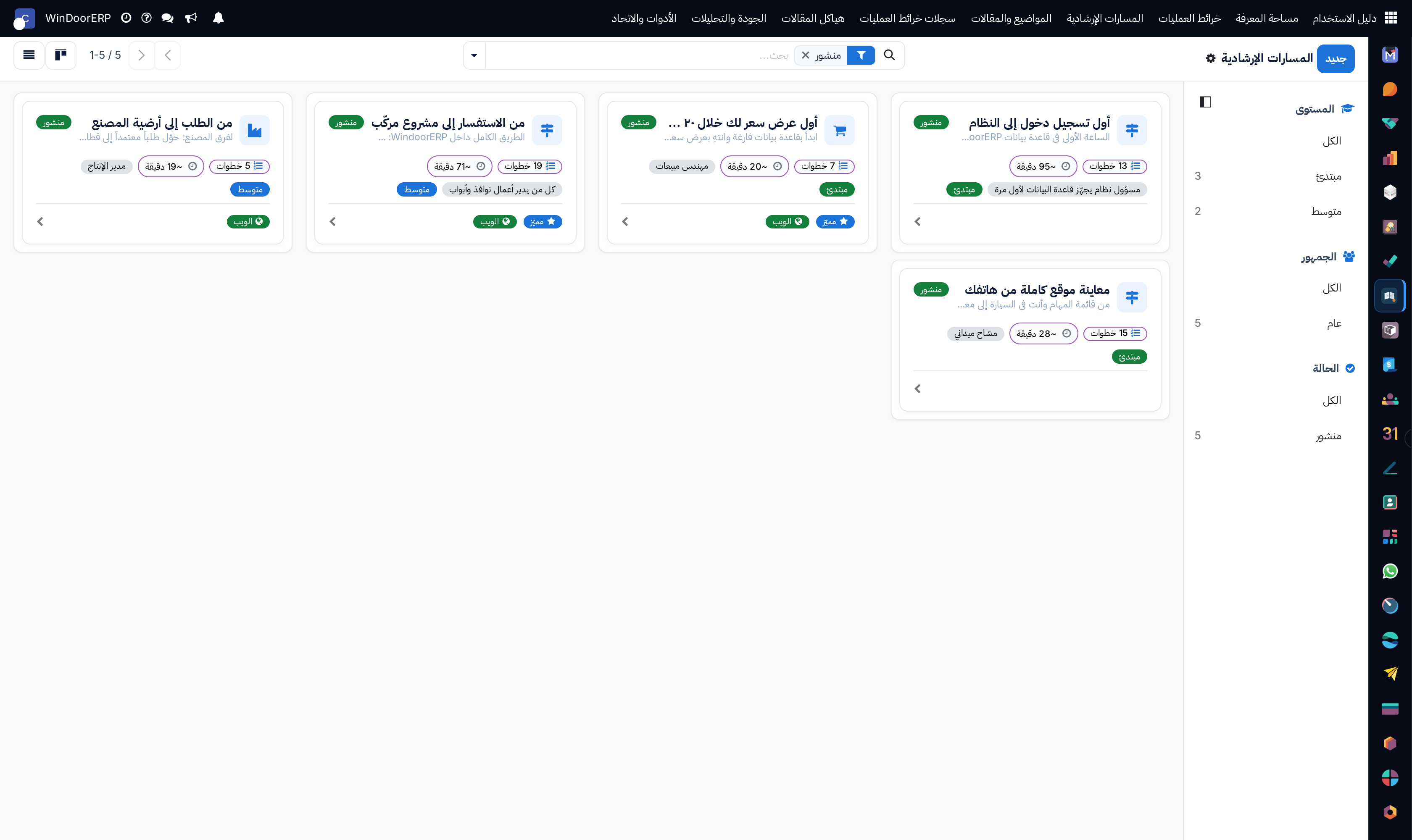 Guided journeys kanban overview