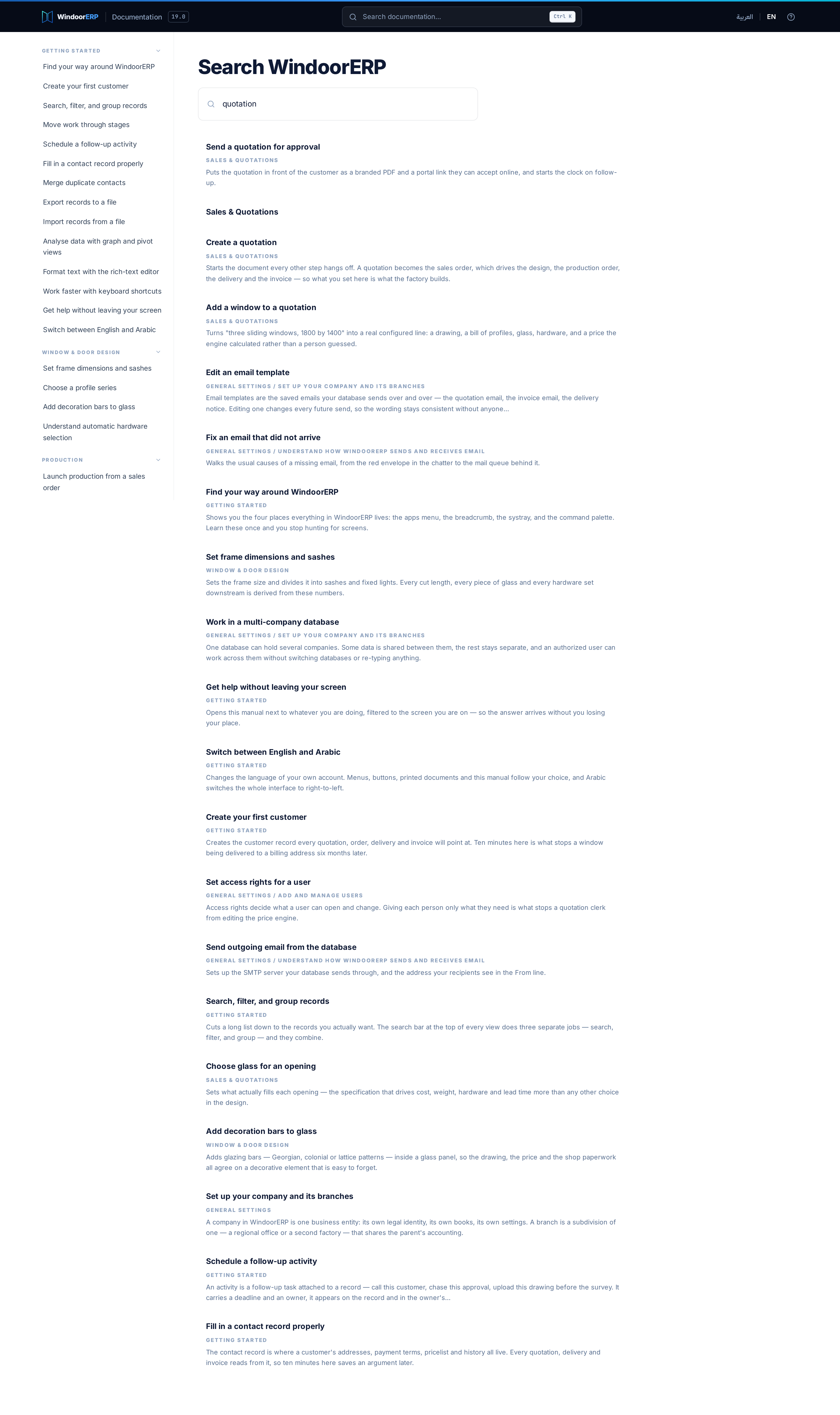 Full search results listing relevant articles and step previews