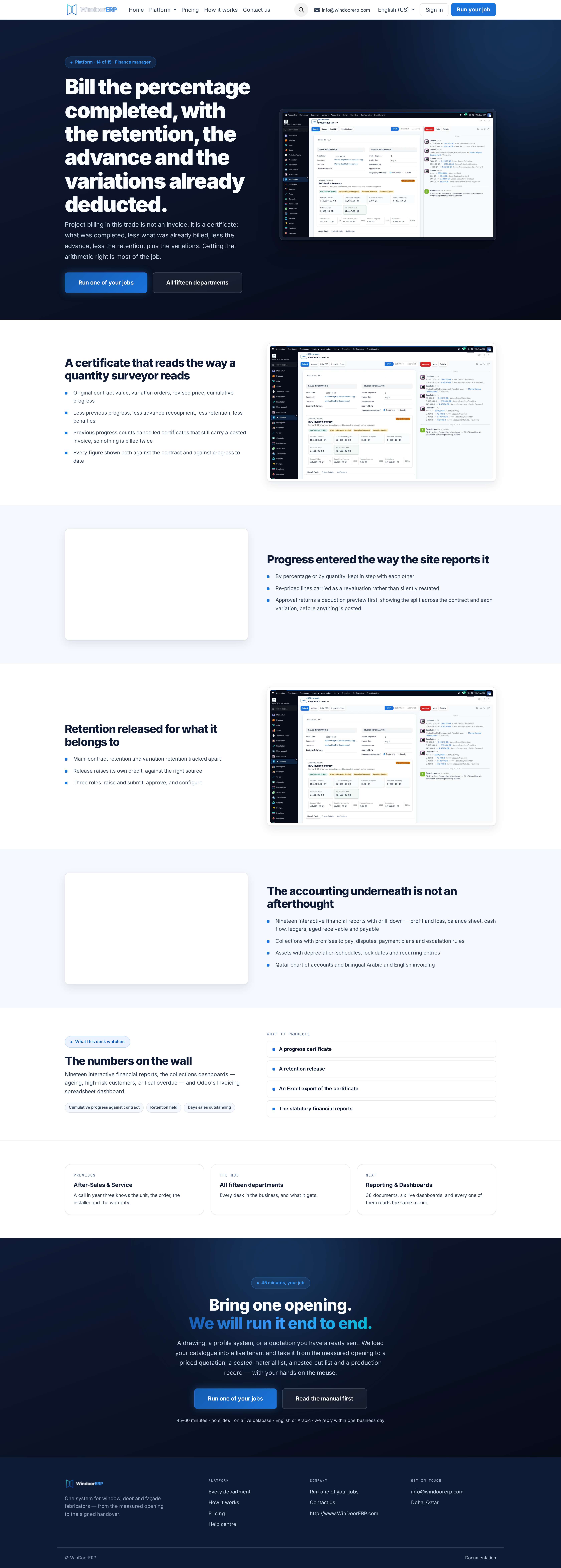 Full Invoicing & ZATCA e-invoicing solution page