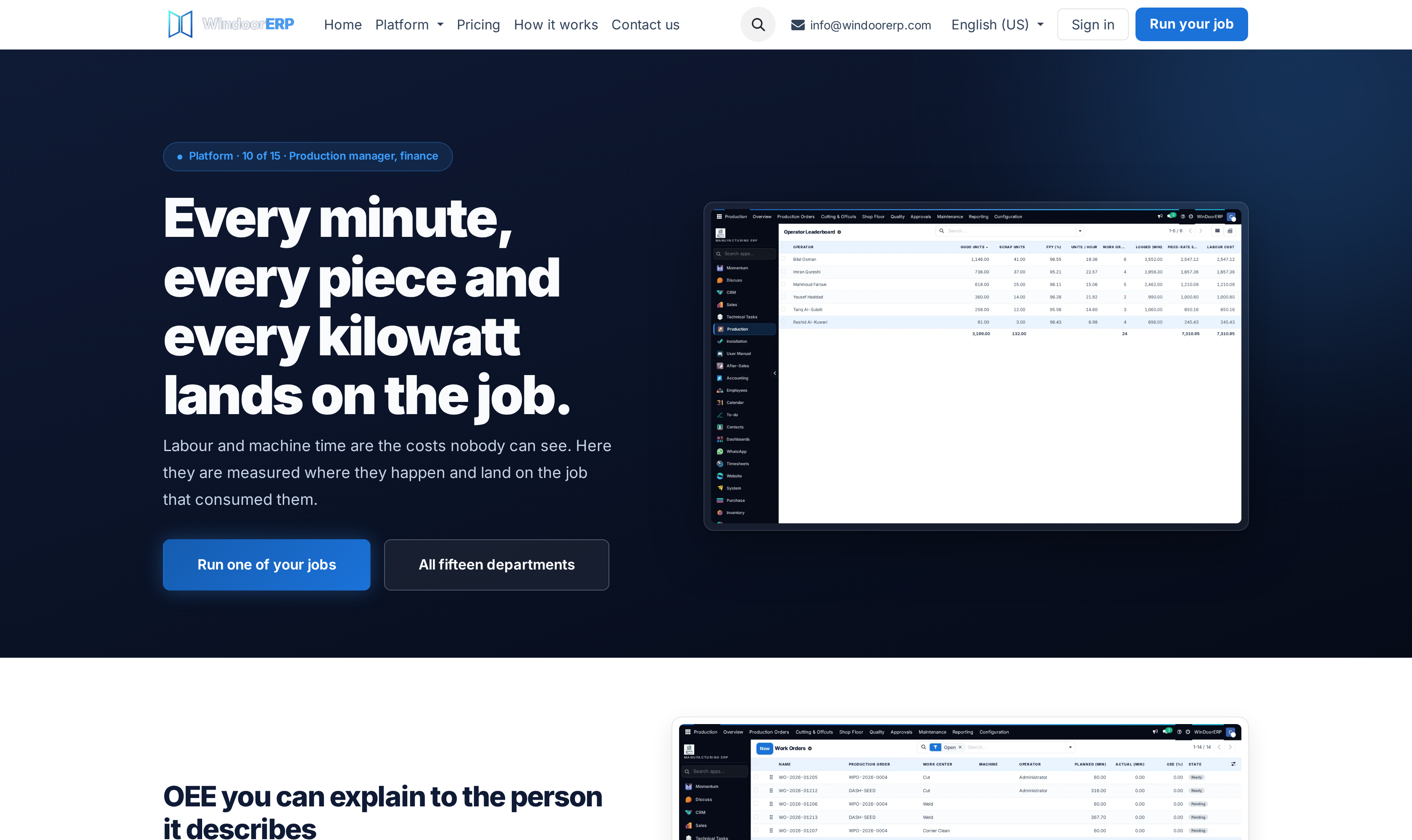 Momentum Productivity solution header