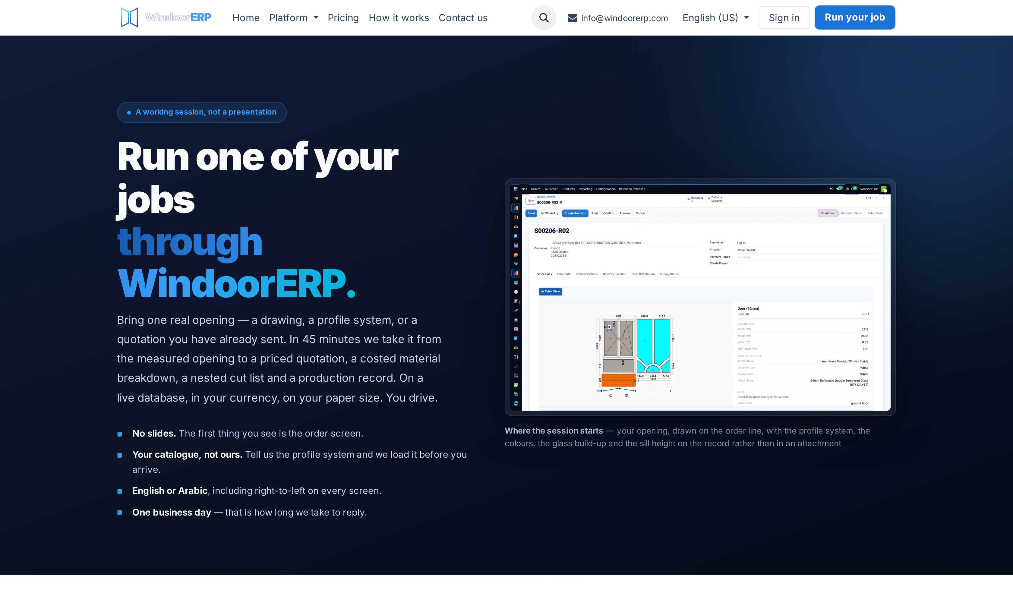 Interactive project estimation lead capture form