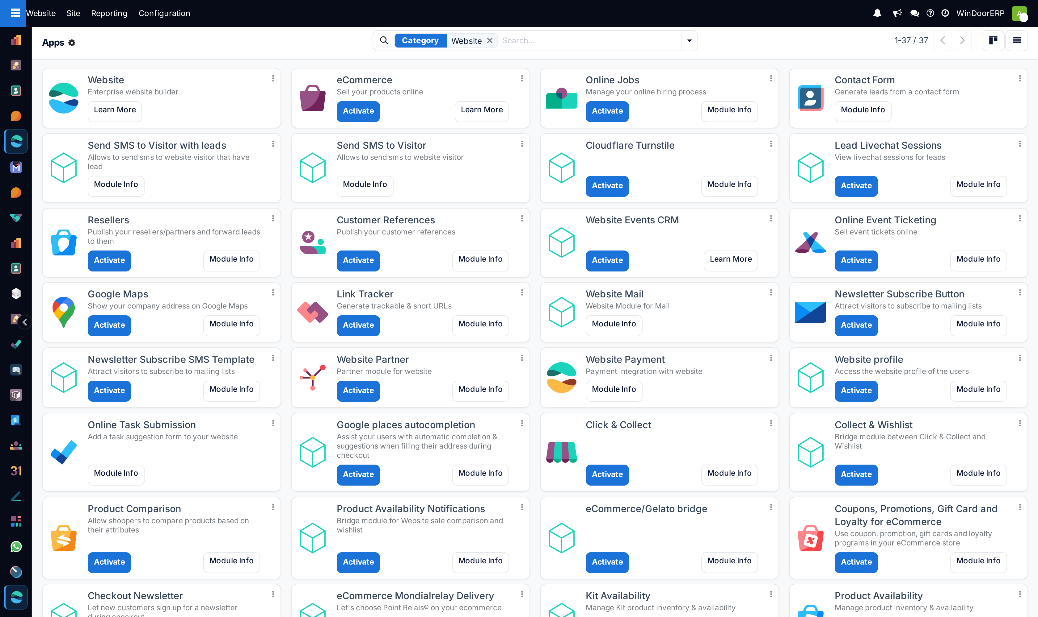 Website apps kanban gallery